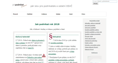 Desktop Screenshot of jakpodnikat.cz